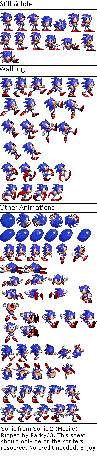 Mobile - Sonic the Hedgehog 2 - Sonic the Hedgehog - The Spriters Resource